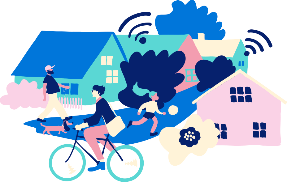 Grafik levande villområde